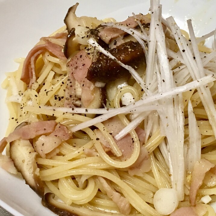 【簡単】しょうがを使った和風パスタ